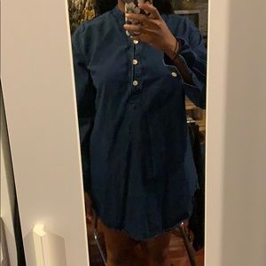 Urban renewal denim tunic/dress